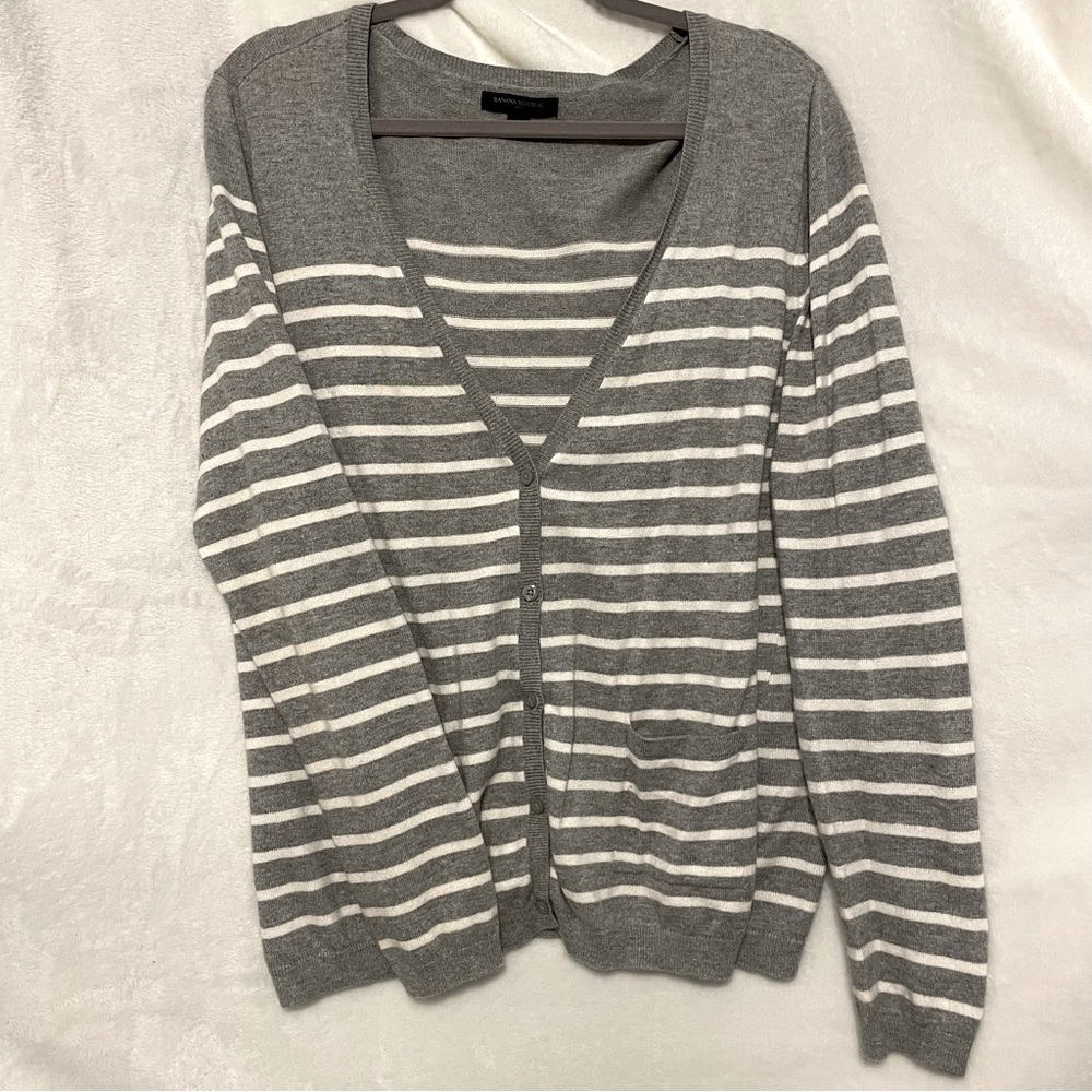 Banana Republic Striped Cardigan